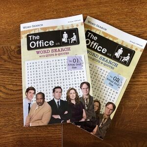 The Office: Word Search with Quips & Quotes Volume 1 & 2 gift set